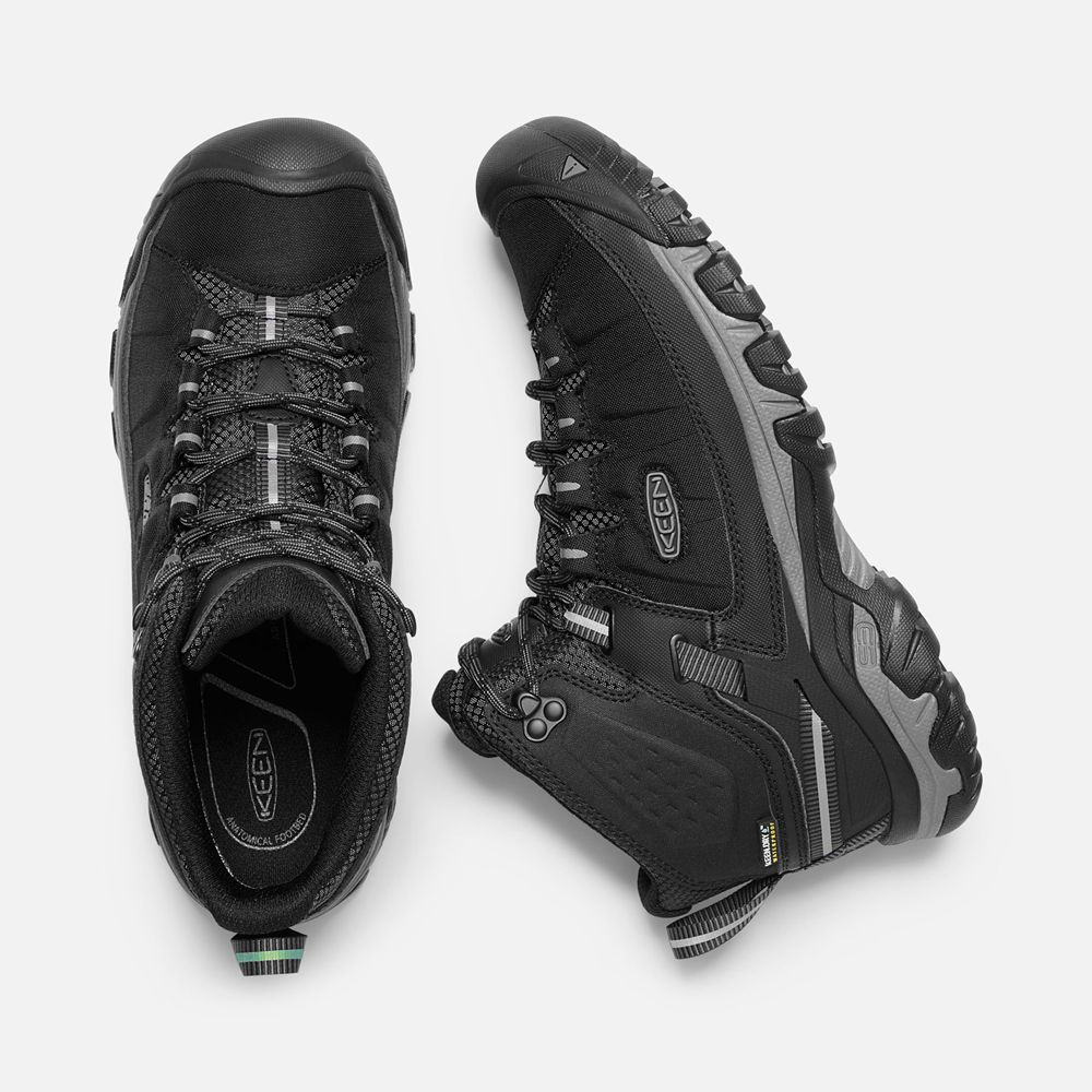 Bottes de Randonnée Keen Homme Noir | Targhee Exp Waterproof Mid | CBIRL-1248